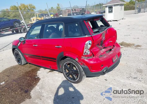 2013 Mini Countryman John Cooper Works из США, поврежденный, VIN WMWXD1C51DWL99274